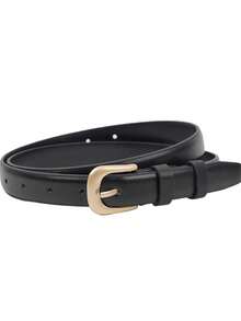 1/2pcs Women's Fashion Belt, Elegant Pin Buckle Waist Belt, Suitable For Party, Business Casual, Valentine's Day Gift, Summer, Autumn, Halloween And Other Occasions - Multicolor - View 5