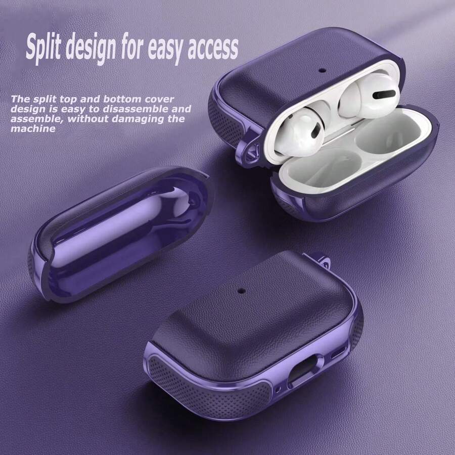 1 套点状皮革纹理保护套，兼容 Apple Pro 3，柔软防摔保护套 - 彩色 - 查看 1