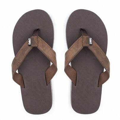 1 par de chanclas de playa para hombres, elásticas y antideslizantes, adecuadas para interiores, exteriores, uso casual de verano, deportes al aire libre, vacaciones, regalo de graduación, atuendo de cumpleaños, también se pueden usar como pantuflas de baño