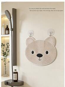 1件装卡通浴室防滑垫，淋浴足部磨砂按摩垫，家用浴室吸盘地垫 - 查看 6