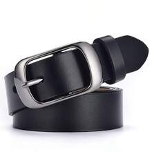 1 chiếc thắt lưng nữ khóa hợp kim, thắt lưng da mềm kiểu Hàn Quốc dành cho quần jeans, thắt lưng thời trang mới. - Nhiều màu - Xem 6