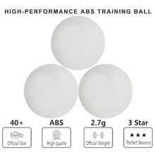 3 Star Ping Pong Balls - Ig   Table Tennis  TrainingGame - Pack Of 20 White - View 2