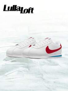 Nike Cortez White Varsity Blue Varsity Red (GS)– Lifestyle Sneakers – Shoes For Women - Vintage - Autumn & Winter & Spring & Summer-Inspired Running Shoes, Shock-Absorbing Comfort, Gym To Streetwear Casual Wear -Back To School- Valentine's Day Gift –DM0950 115 - White/Varsity Blue/Varsity Red - 查看 2