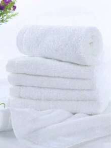 10pcs Reusable Microfiber Cleaning Cloths, Lint-Free White Towels For Kitchen, Car Detailing, And Bathroom Cleaning, Super Absorbent - Multiple Styles - View 5