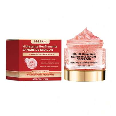 Crema Facial Hidratante de Sangre de Dragón  Reduce las Líneas Finas, Refina los Poros, Hidrata, Ilumina el Tono de la Piel y Reafirma la Piel.