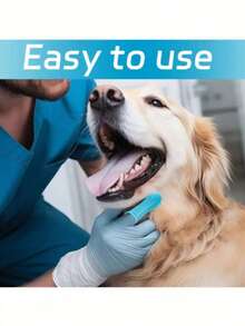 Bàn chải đánh răng đeo ngón tay cho thú cưng, Bàn chải đánh răng cho thú cưng, Bàn chải đánh răng bằng silicon, Bàn chải đeo ngón tay cho chó mèo nhỏ, Vỏ bọc bàn chải, Bàn chải đánh răng cho thú cưng, Thích hợp cho chó và mèo nhỏ - Nhiều màu - Xem 3