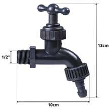 Esguicho Para Engate Rápido Com Jato Regulável + Torneira 1/2" + Engate Rápido 3/4" e 5/8" + Bico Torneira Engate Rápido - A - Visão 4