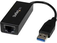 StarTech.Com USB 3.0 To Gigabit Ethernet NIC Network Adapter - Black - View 1