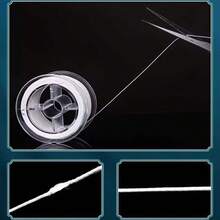 1套耐磨珍珠线，无弹性绳 - 优质超细，适用于项链、手链、DIY吊坠 - 白色 - 查看 6