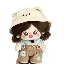 Bộ quần áo búp bê 20cm, mũ gấu dễ thương và quần yếm, trang phục hóa trang cho búp bê, phụ kiện đáng yêu, quần áo đồ chơi, quà tặng tiệc tùng, quà sinh nhật (Không bao gồm búp bê) - Nhiều màu - Xem 4