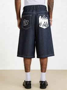 Men's Casual Loose Straight Leg Shorts With Belt Loops, Versatile Daily Wear - Multicolor - View 5