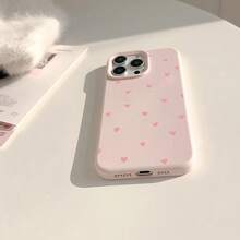Funda para teléfono - Funda para teléfono: Una elegante funda con diseño de corazones adecuada para las series Iphone 17 Pro Max/17 Air/16 PLUS/15/14/13/12/11, que presenta una estética de dibujos animados linda, moderna y protectora, lo que la convierte en un excelente regalo para novias, familiares, hermanas, teléfonos móviles, bolsos, accesorios para teléfonos, fundas para teléfonos, decoración de habitaciones, accesorios, fundas transparentes para teléfonos, verano, correas para teléfonos, fundas para teléfonos de hombre, fundas para teléfonos de mujer, protección para teléfonos móviles, accesorios de playa, dulces de fresa, cubiertas protectoras para teléfonos. - Estilo (1 pieza) - Ver 6