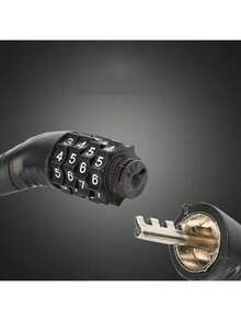 Gembok Sandi Anti-Pencurian Ringkas, Tidak Perlu Kunci, Kombinasi 4 Digit, Keamanan Lebih Tinggi. Bahan Bodi Gembok: Kabel Baja Kekuatan Tinggi/Paduan Baja Mangan, Anti-Potong, Cocok Untuk Jalanan Perkotaan (Toko Serba Ada, Kafe), Luar Ruangan - Beraneka warna - View 6