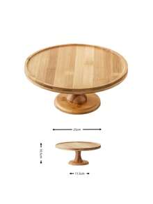 Juego de soporte para tartas con patas altas de bambú y moldes de papel para cupcakes, para la cocina, un regalo navideño - Amarillo - Ver 14