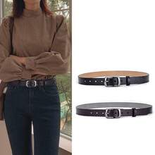 1 chiếc thắt lưng nữ khóa hợp kim, thắt lưng da mềm kiểu Hàn Quốc dành cho quần jeans, thắt lưng thời trang mới. - Nhiều màu - Xem 4
