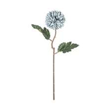 1/5/12pcs Artificial Chrysanthemum Flower Balls, Embroidered Flowers, Wedding Decor, Home Vase Decor, Restaurant/Living Room/Bedroom Floral Arrangement, Bridal Bouquet, Wrist Corsage, Boutonniere, Birthday Party Decor, Valentine's Day/New Year Gift, Autumn Decoration - Dusty Blue - View 7
