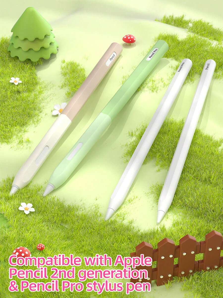 渐变色分段式触控笔套,兼容 Apple Pencil 第二代/Pro,支持磁吸充电 - 彩色 - 查看 1