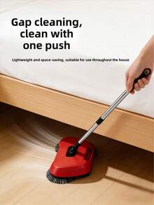 Barredora manual multifuncional 3 en 1, aspiradora inalámbrica, escoba y trapeador para persona encorvada, adecuada para limpiar escombros, pelo de mascotas y polvo en pisos de madera y baldosas, herramienta de limpieza en seco y húmedo - Multicolor - Ver 7