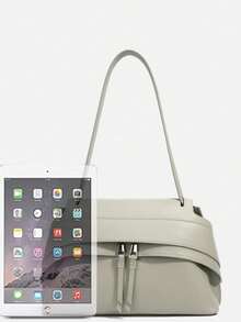 Minimalist Design, Minimalist Yet Luxurious Retro Style, Versatile Women's Shoulder Bag For Work, Everyday Wear, And Shopping. - Green - View 5