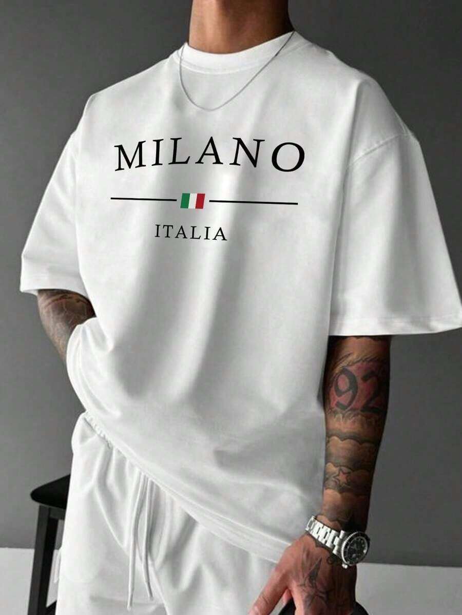 Men's Christmas T-Shirt With Graphic And Cartoon Print, Crew Neck, And Short Sleeves, Casual Style. Popular Item. - Black - View 1