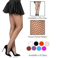 Leg Avenue Women's Spandex Industrial Fishnet Tights - màu đen - Xem 5