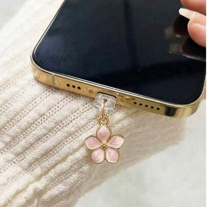Minimalist Flower Shaped Dust Plug For Phone, Tablet, And Charging Port