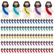 100PCS Little Jesus Figures, Mini Jesus Figurines In Bulk, Multicolor Tiny Jesus Figures, Miniature Figurines To Hide And Seek Religious Gifts For Easter Egg Stuffers - 50 Pcs Multicolor - View 8