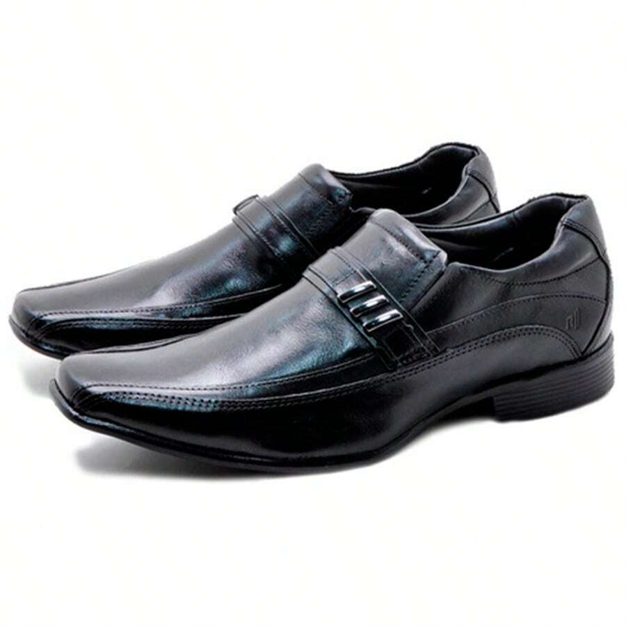 Rafarillo Men's Dress Shoes In Black Leather, Comfortable For Weddings, Work, Adult, Original 34013 - màu đen - Xem 1