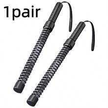 1 Pair Adjustable Stainless Steel Battle Ropes, For Strength Training, Short Yet Flexible And Durable Fitness Ropes For Abdominal Exercises, Suitable For Home Gym, Unisex - Multicolor - View 9