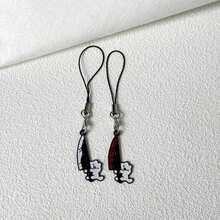 1/2pcs Cute Bear Kitchen Decor Phone Charm, Phone Accessory Pendant, Holiday Decoration, Elegant USB Charm Suitable For Smartphones - Multicolor - View 6
