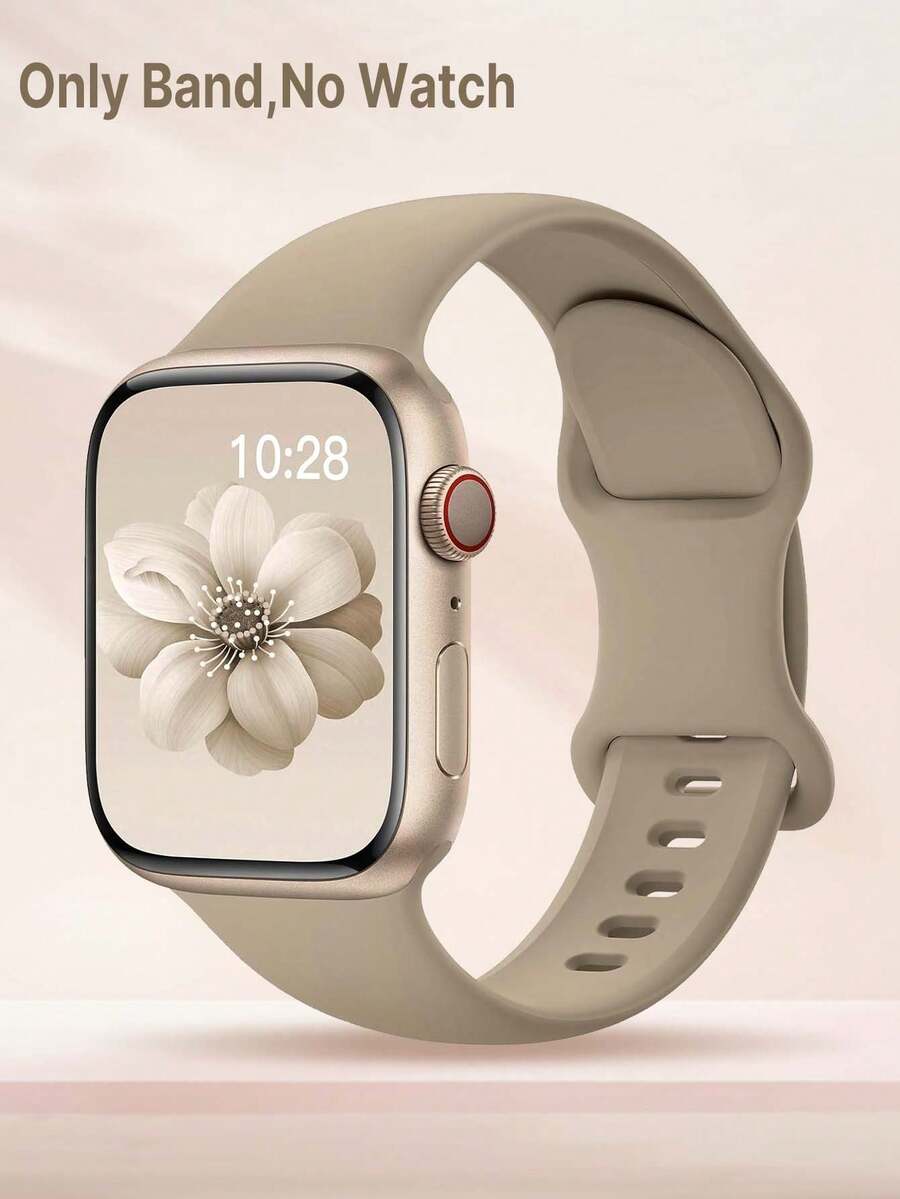Tương thích với Apple Watch, 38mm, 40mm, 41mm, 42mm, 44mm, 45mm, 49mm, 46mm, Dây đeo thể thao bằng silicon mềm mại và thoải mái, chống nước, phù hợp với Series 10, 9 Ultra, 8, 7, 6, 5, 4, 3, 2, 1 và SE, Có sẵn cho cả nam và nữ