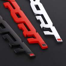 Metal 3D Logo Sticker, Suitable For Cars, Featuring A Sports Emblem, Used For The Trunk And Fenders. 6RLJ - 黑色的 - 查看 4