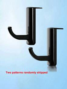 1pc Headphone Hanger Holder, Suitable For Computer Headphones, Monitors, Desktops, Walls, Compact And Durable Headphone Stand Provides Secure Support And Space Saving, Suitable For School Supplies, Back To School Season - Multicolor - View 3