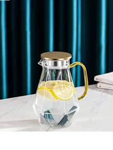 1pc Thick Glass Teapot, Kung Fu Teapot With Hammer Pattern, Heat-Resistant Teapot Suitable For Office, Tea Brewing, Boiling Water. Convenient For Home, Hotel, Camping And Travel, A Very Practical Product. - Multicolor - View 12