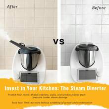 1pc Steam Diverter For TM5 TM6 TM31 Accessories, 360-Degree Rotatable, Durable PP Plastic, Compatible With Home Kitchen Appliances For Efficient Steam Distribution, Steam Cleaner Accessory|Vacuum Cleaner Accessory|Functional Diverter - 1PC Grey - View 11