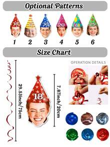 Giấy vụn trang trí tiệc theo yêu cầu, Trang trí tiệc sinh nhật, Đồ trang trí treo xoắn ốc theo yêu cầu, Trang trí trần nhà cá nhân hóa, Giấy vụn trang trí mặt theo yêu cầu, Phụ kiện chụp ảnh hình bóng, Trang trí sáng tạo cho sinh nhật, đám cưới, ngày lễ, tiệc kỷ niệm, Quà tặng bất ngờ, Trang trí tiệc sinh nhật, Giấy vụn trang trí ảnh cá nhân hóa, Ngày lễ, Ngày của Mẹ, Ngày của Cha, Đồ trang trí treo ảnh cá nhân hóa - Nhiều màu - Xem 6