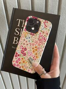 1pc Fashionable Creative Full-Screen Colorful Floral Pattern Painted Anti-Drop TPU Phone Case Compatible With Apple Xs/Xs Max/Xr/11/12/13/14/14 Plus/15/15 Plus/16/16 Plus/17/17 Air/7/8 Plus And Other Models Protective Cover - Multicolor - View 5