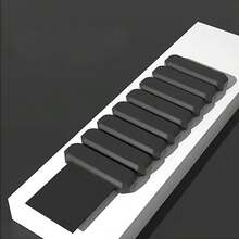 2件套可调节魔术贴负重腕/踝带，总重2磅（每只手腕1磅），适用于普拉提、瑜伽、跑步和步行 - 彩色 - 查看 10