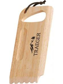 Traeger Grills BAC454 Wooden Grill Scraper – Solid Hardwood Grill Grate Cleaner, Compatible With Pro Series, Ironwood, And Timberline Grills,  Bristle-Free Grill Cleaning Accessory - 烤架刮刀 - 查看 6
