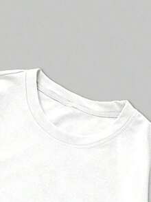 MTLB Men's Solid Color Crew Neck Short Sleeve T-Shirt - 藍色 - 查看 10