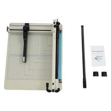 Model 858A3 Heavy-Duty Paper Cutter, Precision Guillotine Paper Trimmer With Grid Guide And Adjustable Locking Strip, Robust Iron Construction, 12x18 Inch Cutting Capacity For Card Paper, Photos, Labels And Documents, Freestanding Desktop Design For Office, School And Home Use, Easy Assembly And Clean Cuts - A - View 10