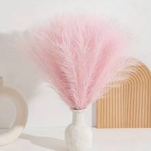 10PCS Reed Artificial Flowers Are Used For Bohemian Home Decoration, Suitable For Mother's Day And Father's Day. - Baby Pink - View 1