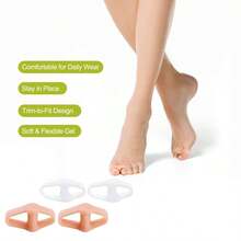Nuevo separador de dedos con doble agujero, espaciador de dedos de los pies - Multicolor - Ver 2