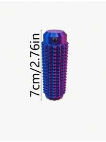 2个成人减压手部按摩玩具，有助于肌肉放松和缓解压力，迷你疼痛刺激和减压玩具，方便上班族随身携带，适合旅行、户外、办公室、返校等场合，便携式3D打印透气钥匙扣挂件，触感工具，表面纹理凸起和透气孔设计。 - 多色 - 查看 16