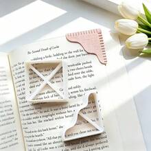 Set de 5 piezas de herramientas de corte de arcilla polimérica | Moldes para hacer joyas y marcadores de libros, adecuados para colgantes, cuentas y accesorios, gran regalo para principiantes y profesionales - Blanco - Ver 5