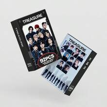 92件/盒 防弹粉墨水 BP SK TWICE（60张LOMO卡+32张贴纸），K-POP粉丝周边，SKZ限量版粉丝商品，照片卡，贴纸，节日礼物 - 彩色 - 查看 10