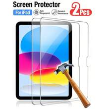 2 Pack Screen Protector Compatible With IiPads 11th Generation 10.9 Inch (2025) 10th 9th 8th 7th 6th 5th Air 7 6 5 4 3 2 1 Pro 2018 2019 2021, [Face ID & Apple Pencil Compatible] , Ultra-Hard Tempered Glass Film, Anti-Scratch, Bubble Free, HD Clarity, Explosion-Proof, Anti-Fingerprint, Tablet Screen Protector, Compatible With Apple IPads Mini/Air/Pro Waterproof Shockproof Anti-Fall Anti-Fall Full Cove - Trong sáng - Xem 28