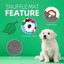 Pet Training Snuffle Slow Feeder Interactive Puzzle Feeding Rabbits, Hamsters, Small Dogs - Green - View 2