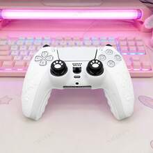 Cute Cat Paws Controller Skin Cover For 5 Controller, 1 Controller Protector Case+2 Customised Thumb Grips Caps - View 8