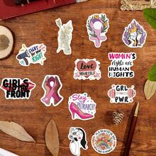 200张女权主义贴纸，美观实用，可用于冰箱、手机、吉他、摩托车、行李箱等，卡通图案，趣味十足，也可用于Kindle、剪贴簿、笔记本电脑等。 - 1 Set - 查看 11